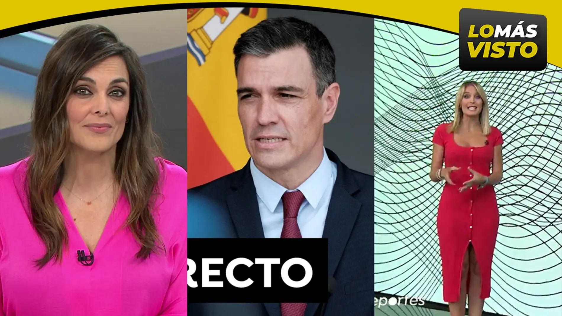 Antena 3 consigue las emisiones más vistas del sábado con Antena 3 Noticias, la comparecencia de Pedro Sánchez y Antena 3 Deportes