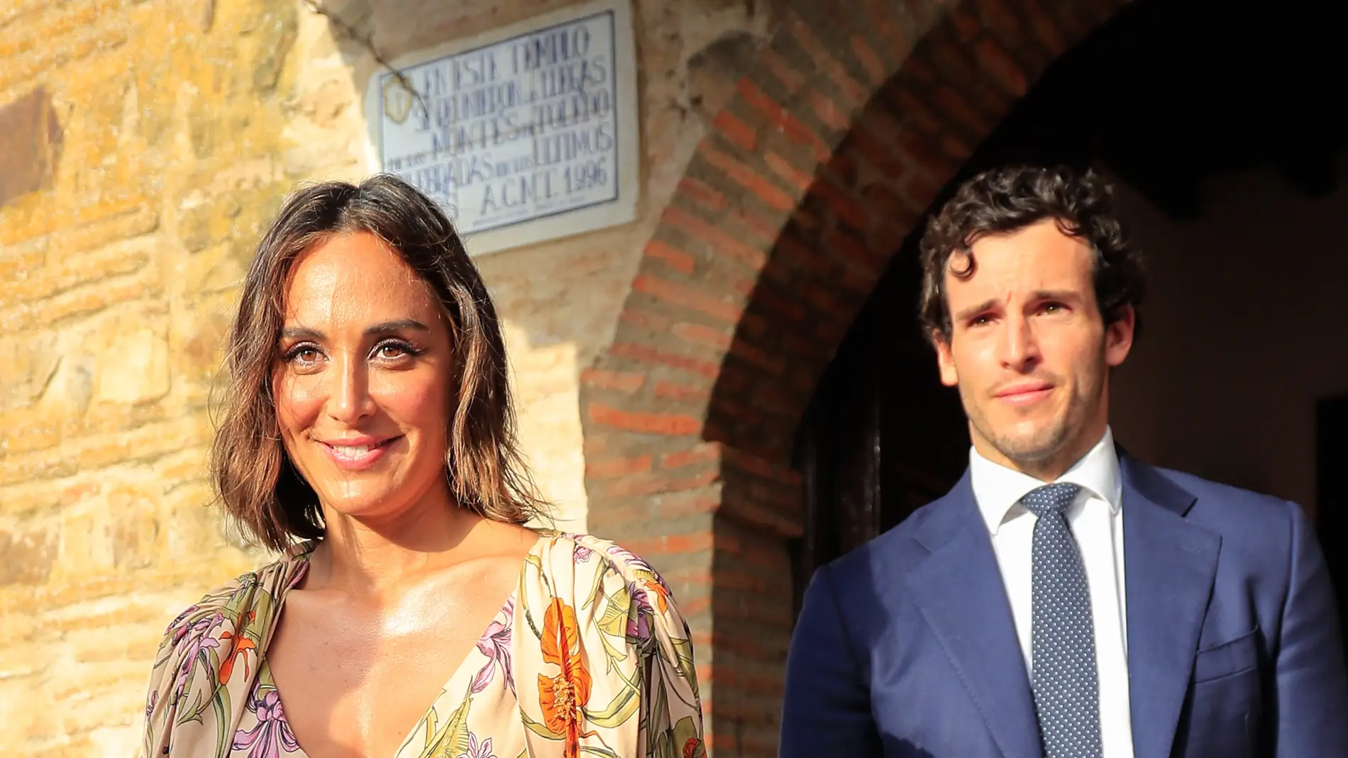 Tamara Falcó e Íñigo Onieva en la boda de Felipe Cortina y Amelia Milán