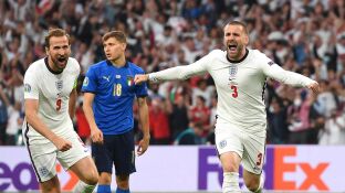Momento del partido Italia - Inglaterra