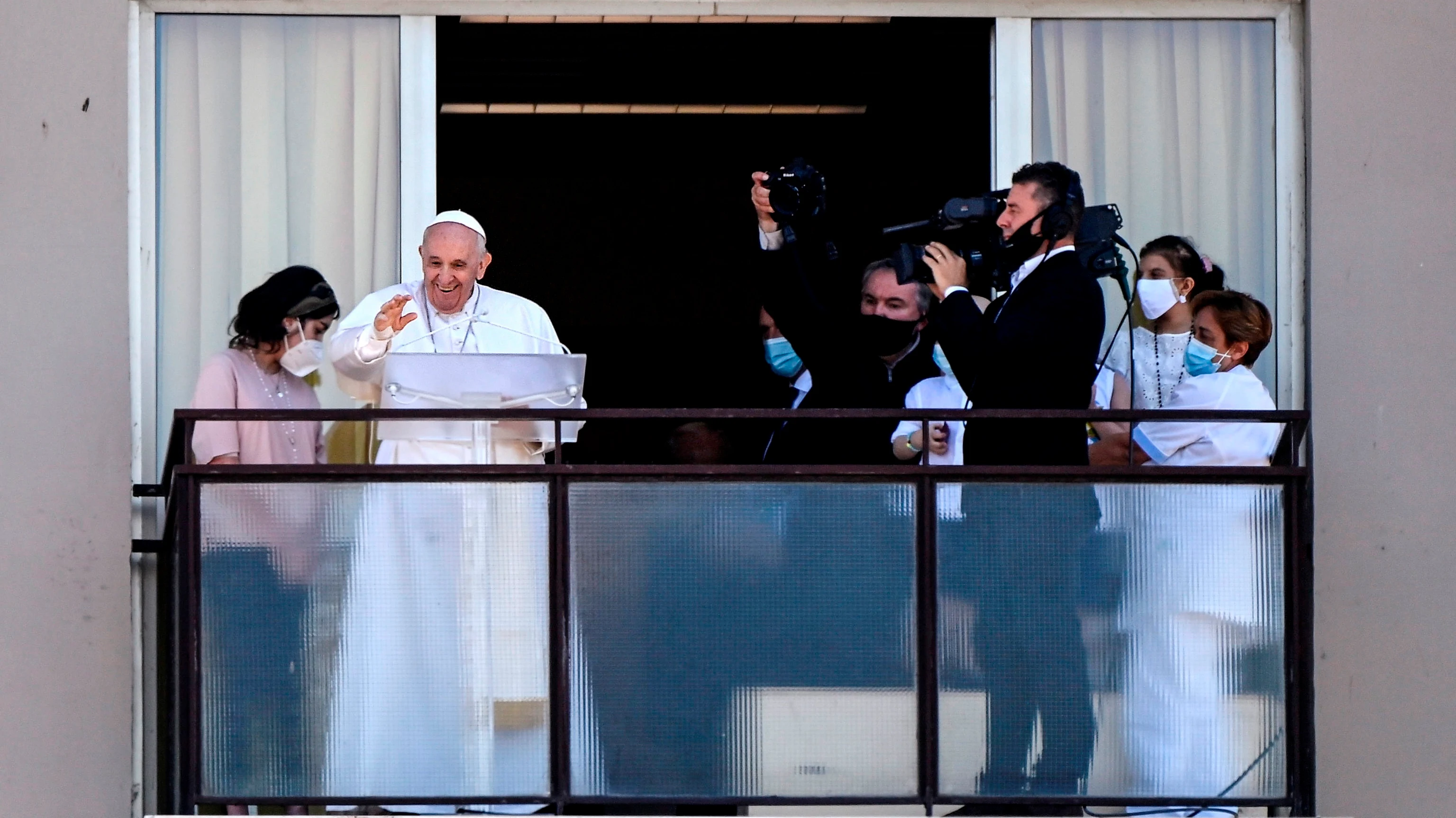 Papa Francisco en el hospital Papa Francisco en el hospital