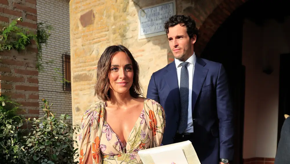 Tamara Falcó e Íñigo Onieva en la boda de Felipe Cortina y Amelia Milán