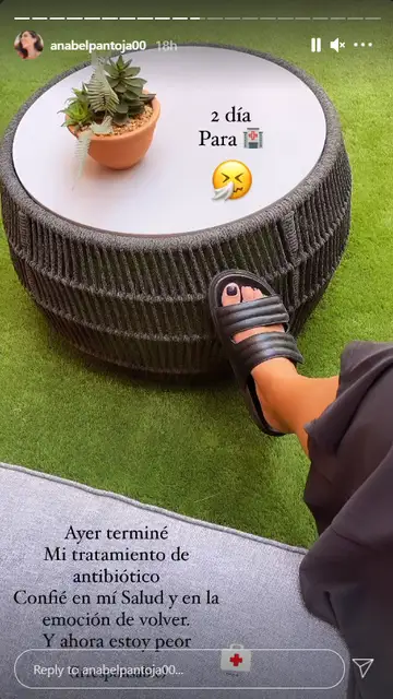 Anabel Pantoja vuelve al hospital Anabel Pantoja vuelve al hospital