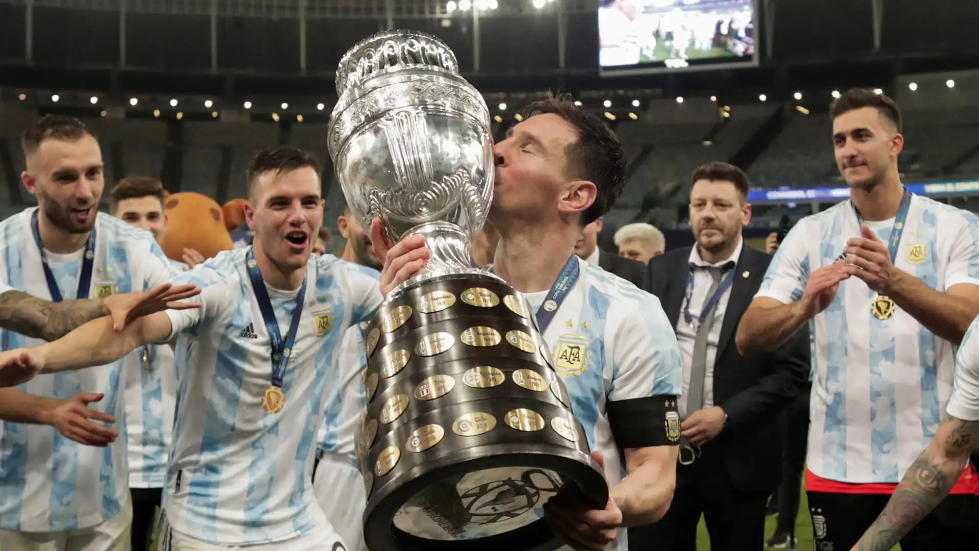 Argentina gana la Copa América con un gol de Di María en una final de infarto ante Brasil Argentina gana la Copa América con un gol de Di María en una final de infarto ante Brasil