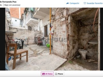 Idealista: Se vende piso "diáfano" y en ruinas por 250.000 euros