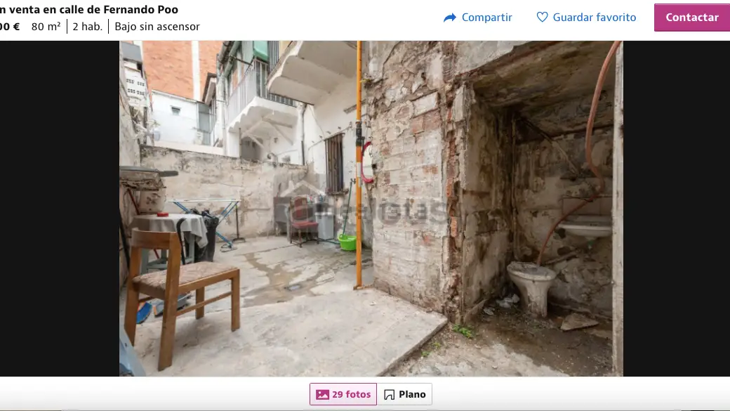 Idealista: Se vende piso "diáfano" y en ruinas por 250.000 euros Idealista: Se vende piso "diáfano" y en ruinas por 250.000 euros