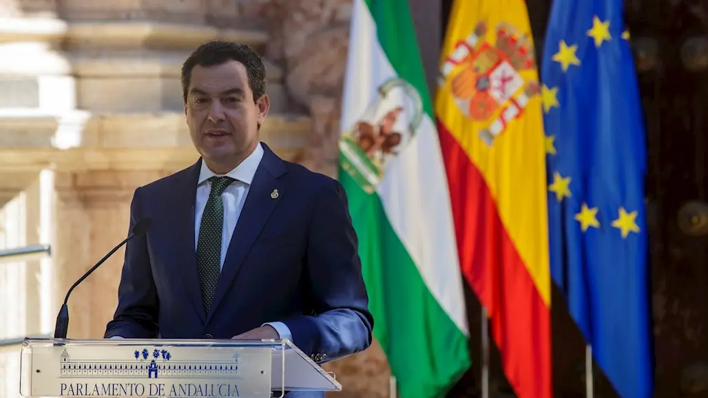 El presidente de la Junta, Juanma Moreno