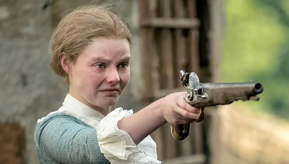 Nell Hudson como Laoghaire en 'Outlander'