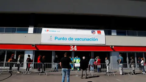 Punto de vacunación en Madrid Coronavirus