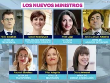 Nuevos ministros del Gobierno 