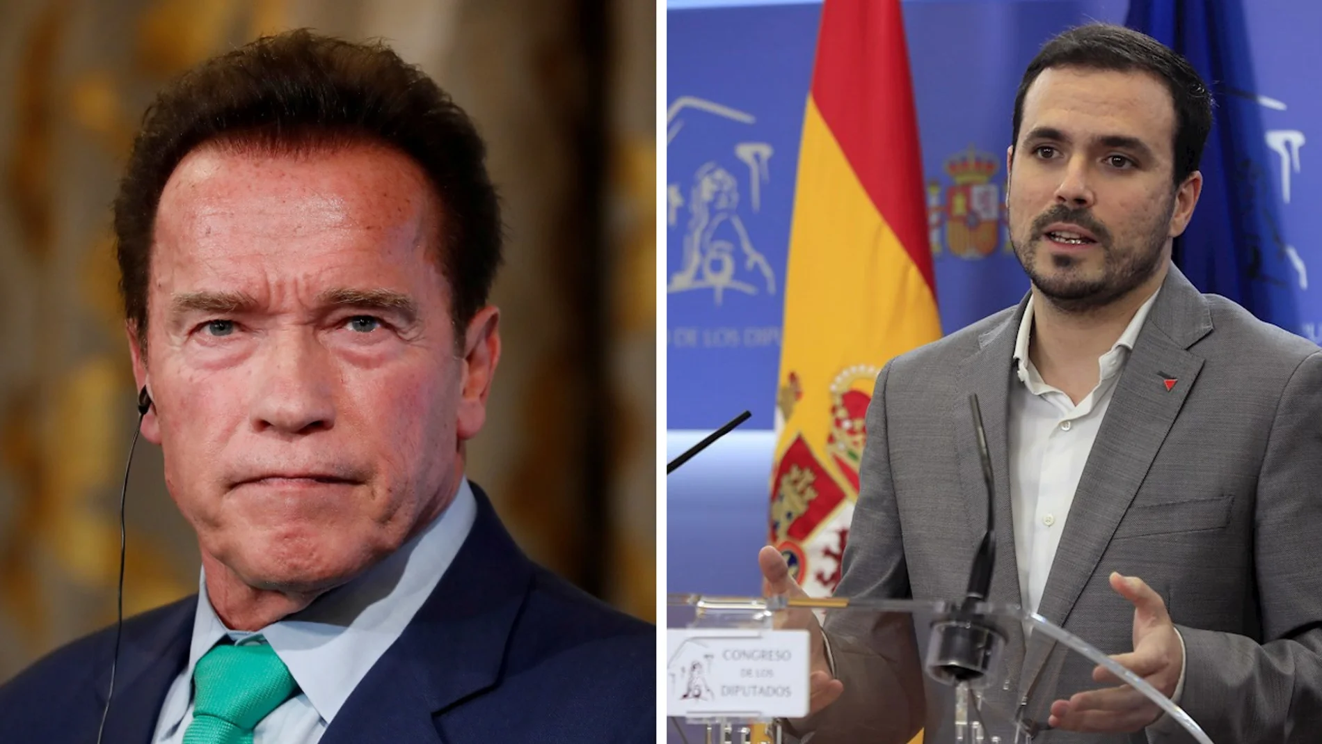 Alberto Garzón tira de Arnold Schwarzenegger para seguir recomendando reducir el consumo de carne