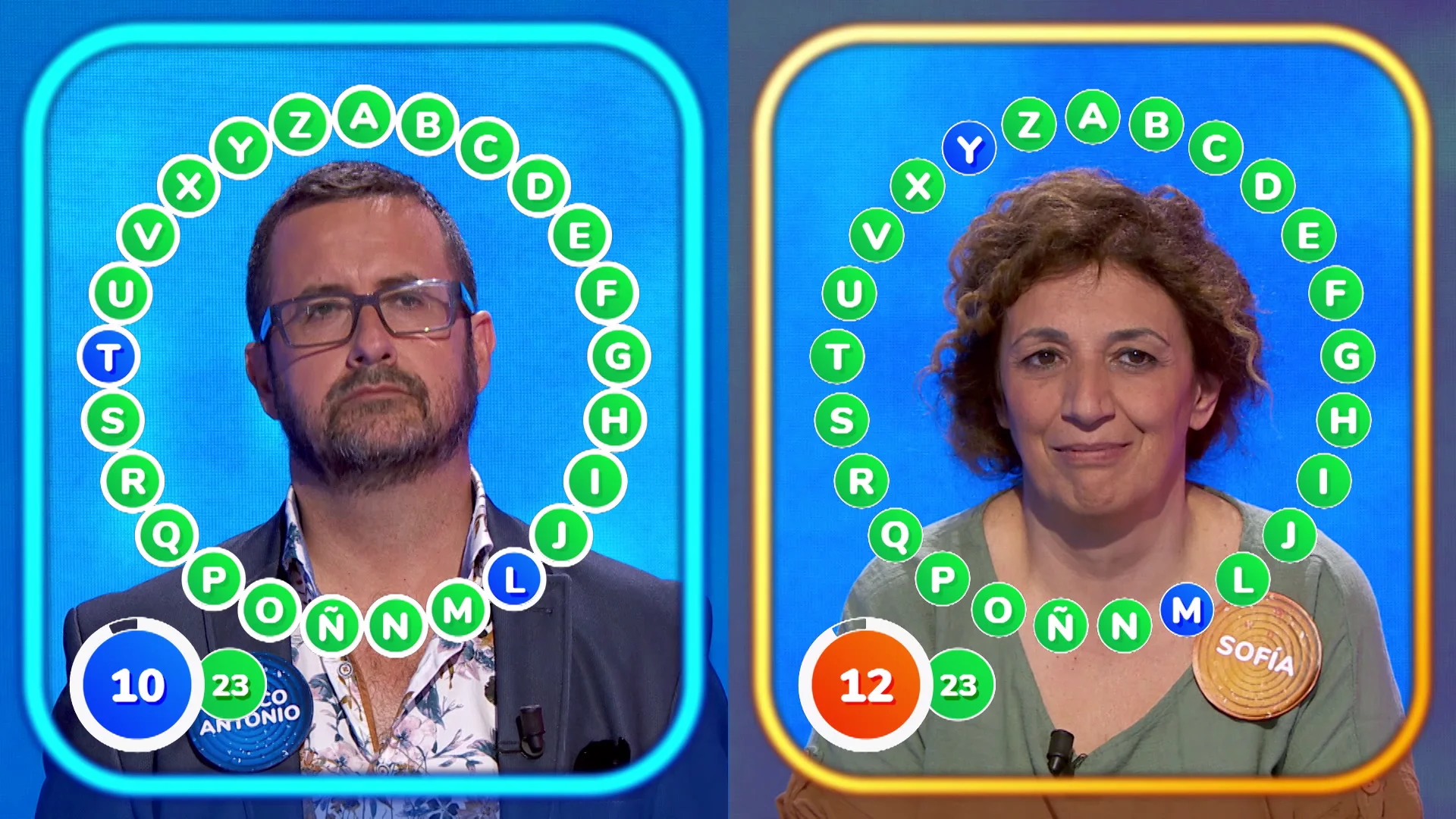 ¡Tensión en ‘El Rosco’! Sofía y Marco Antonio, empatados a falta de diez segundos ¡Tensión en ‘El Rosco’! Sofía y Marco Antonio, empatados a falta de diez segundos
