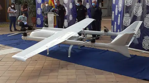 Intervenido en Málaga un dron de 4,5 metros que transportaba droga entre Marruecos y España Intervenido en Málaga un dron de 4,5 metros que transportaba droga entre Marruecos y España