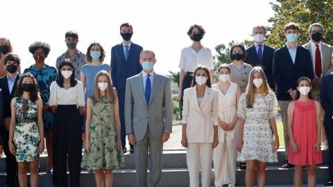 La familia real en la audiencia al patronato de la Fundación Comité español de los Colegios del Mundo Unido 