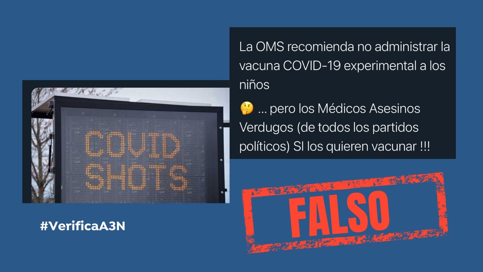 La OMS no ha pedido excluir a los menores de la vacunación contra el COVID-19 por riesgos para la salud
