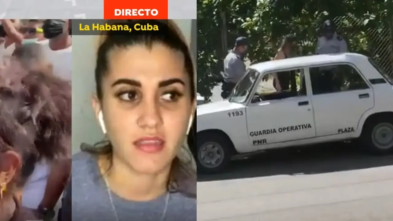 Detienen a la youtuber cubana Dina Stars mientras era entrevistada en directo Detienen a la youtuber cubana Dina Stars mientras era entrevistada en directo