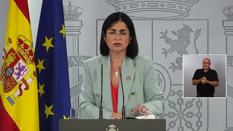 Comparecencia de Carolina Darias tras el Consejo Interterritorial de Salud hoy 14 de julio, vídeo íntegro Comparecencia de Carolina Darias tras el Consejo Interterritorial de Salud hoy 14 de julio, vídeo íntegro