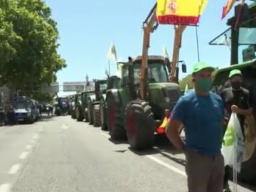 Protesta agricultores