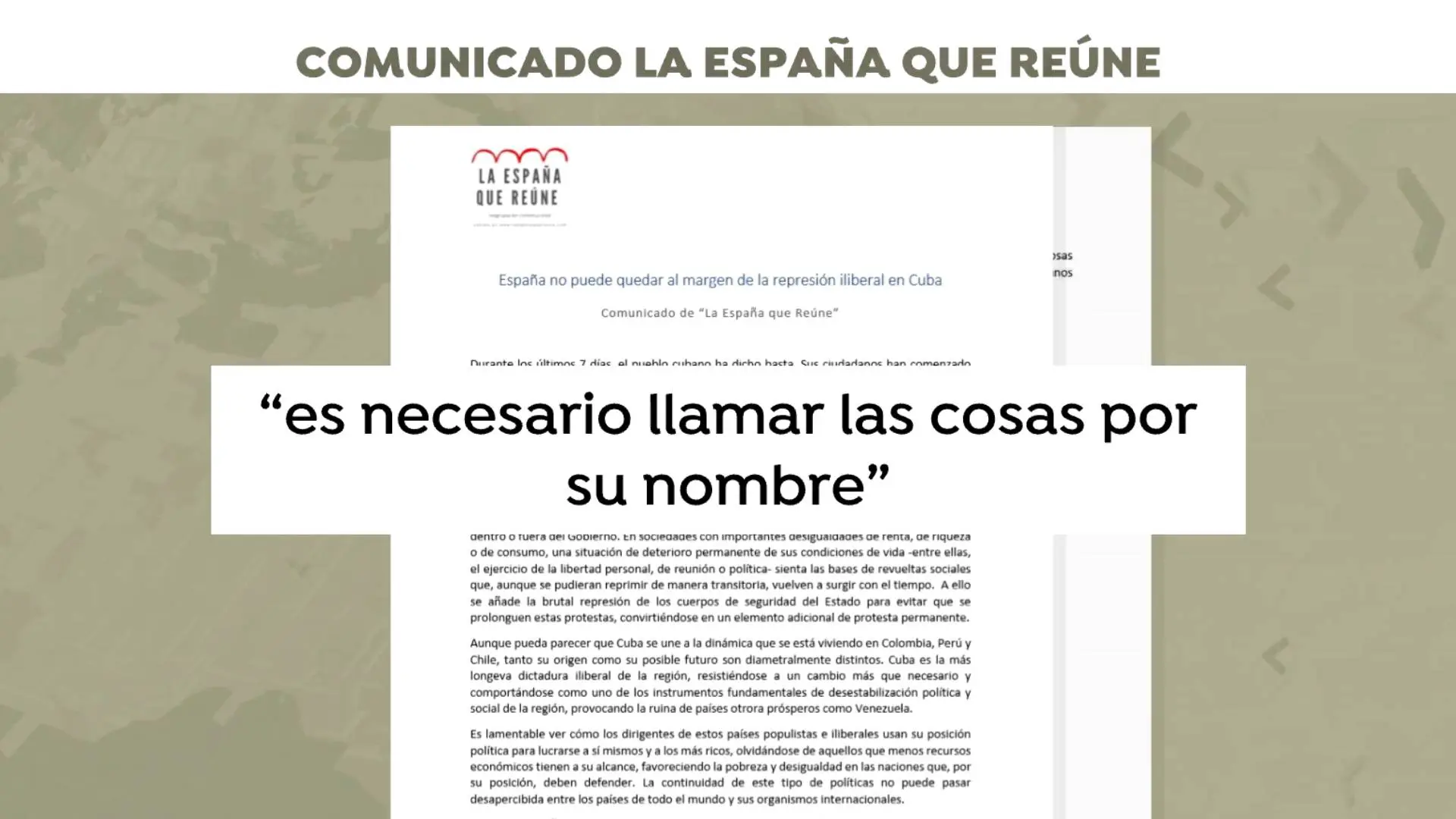 Hist&oacute;ricos socialistas comunicado
