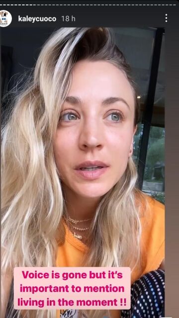 Kaley Cuoco celebra nominación Emmy