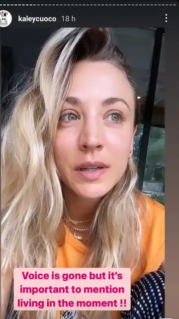 Kaley Cuoco celebra nominación Emmy Kaley Cuoco celebra nominación Emmy