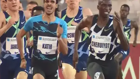 El atleta Mohamed Katir en la Diamong League de Mónaco El atleta Mohamed Katir en la Diamong League de Mónaco