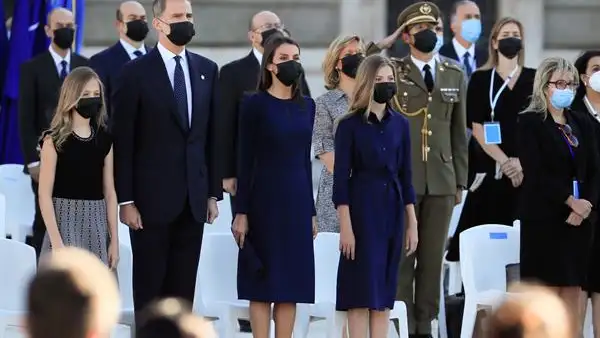 Imagen de archivo del primer homenaje de Estado a los fallecidos por la pandemia del coronavirus Imagen de archivo del primer homenaje de Estado a los fallecidos por la pandemia del coronavirus