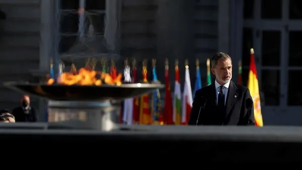 Imagen del segundo homenaje de Estado a las víctimas de la pandemia del coronavirus Imagen del segundo homenaje de Estado a las víctimas de la pandemia del coronavirus