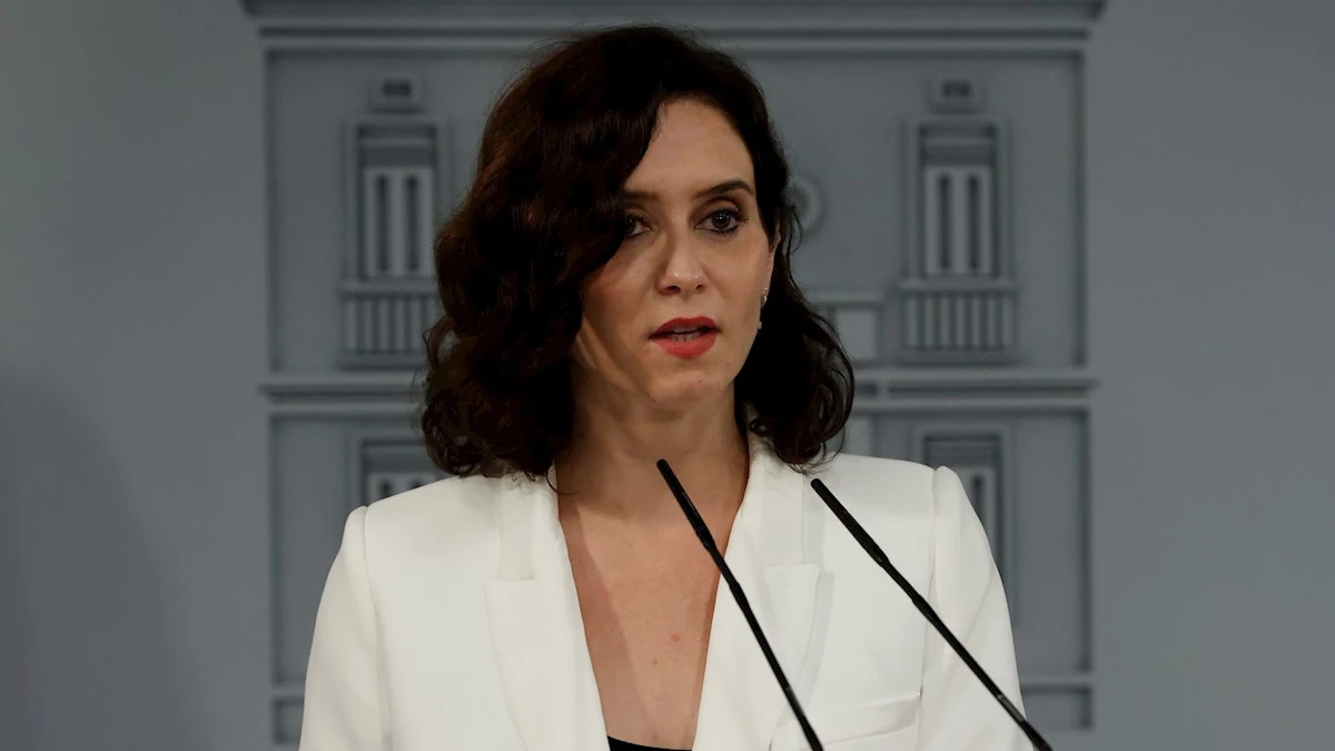 La presidenta del Madrid, Isabel Díaz Ayuso La presidenta del Madrid, Isabel Díaz Ayuso