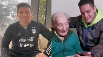 El emotivo mensaje de Messi a Hernán El emotivo mensaje de Messi a Hernán