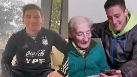 El emotivo mensaje de Messi a Hernán El emotivo mensaje de Messi a Hernán