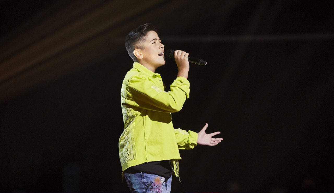 Lukas Urdea canta ‘Mi buen amor’ en la Semifinal de ‘La Voz Kids’