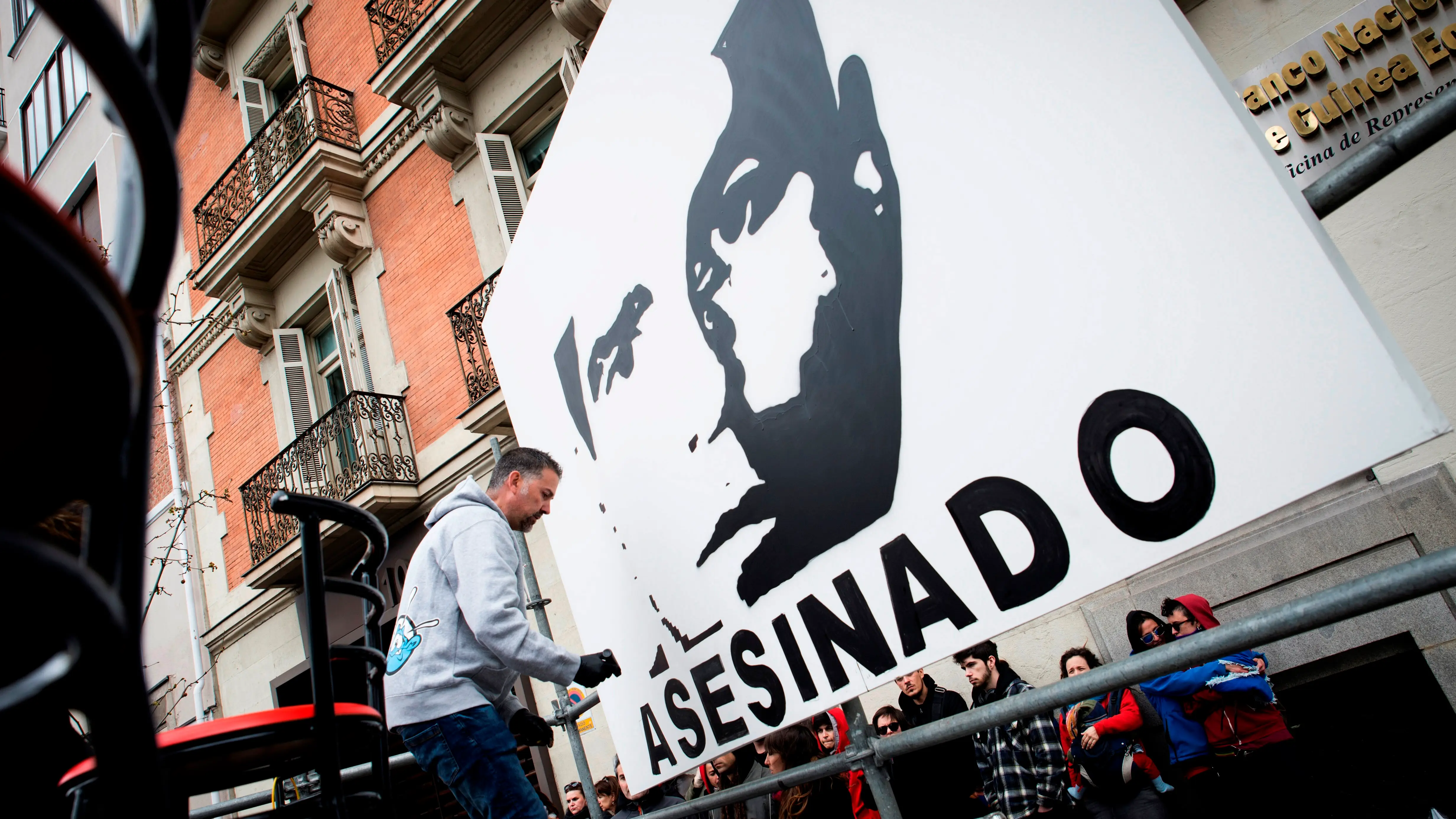 Acto en Madrid de familiares, compañeros y amigos de José Couso Acto en Madrid de familiares, compañeros y amigos de José Couso, asesinado en Bagdad
