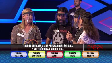 ¡La primera en la frente! Un tiburón “fardón” les estalla a Los Libérrimos en ‘¡Boom!’