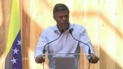 El líder opositor venezolano, Leopoldo López El líder opositor venezolano, Leopoldo López