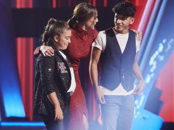 Manuel Ayra y Rocío Avilés, finalistas del equipo de David Bisbal en ‘La Voz Kids’