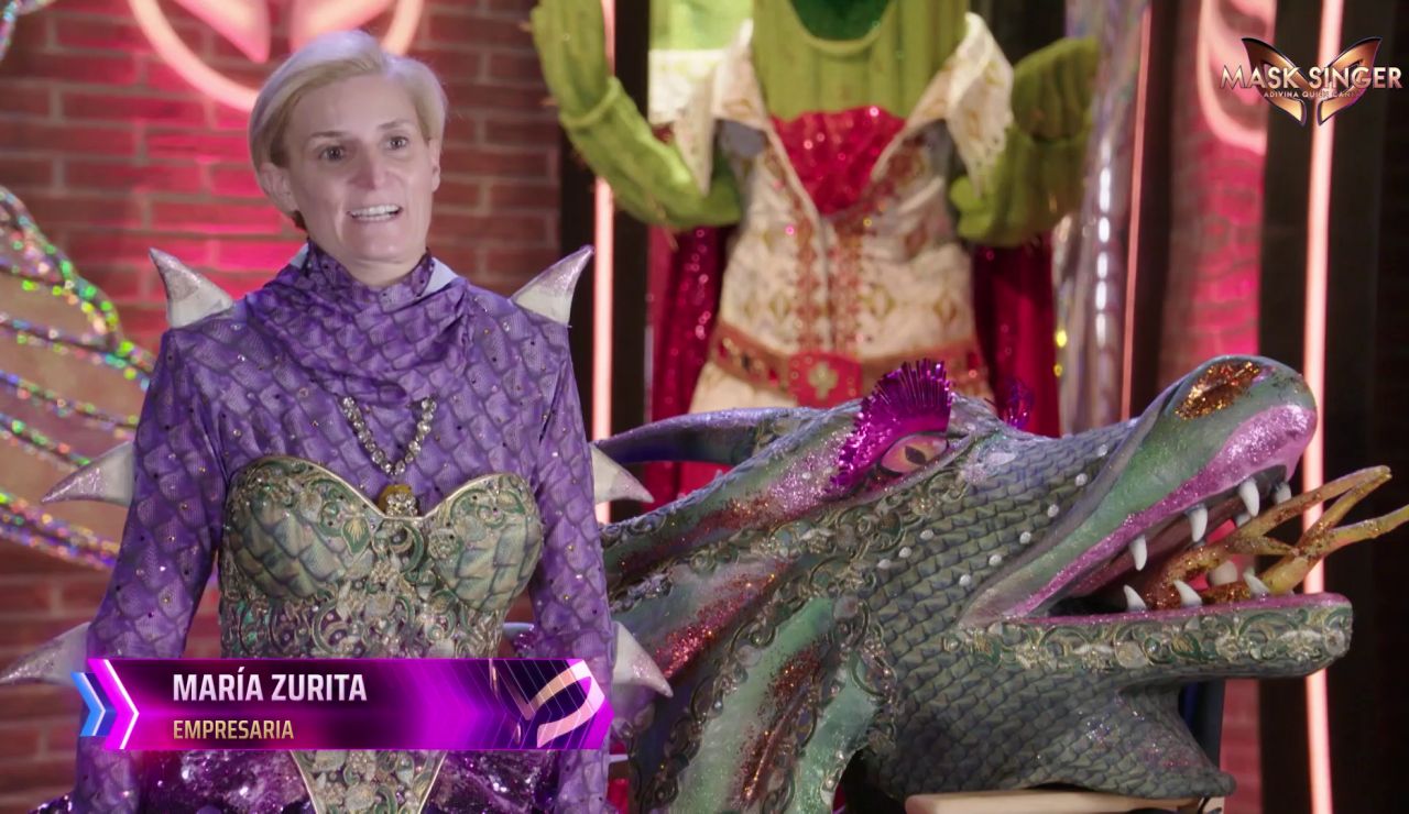 María Zurita, tras quitarse la máscara de Dragona: “Es imposible guardar un secreto en casa” 