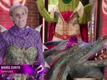 María Zurita, tras quitarse la máscara de Dragona: “Es imposible guardar un secreto en casa” María Zurita, tras quitarse la máscara de Dragona: “Es imposible guardar un secreto en casa”