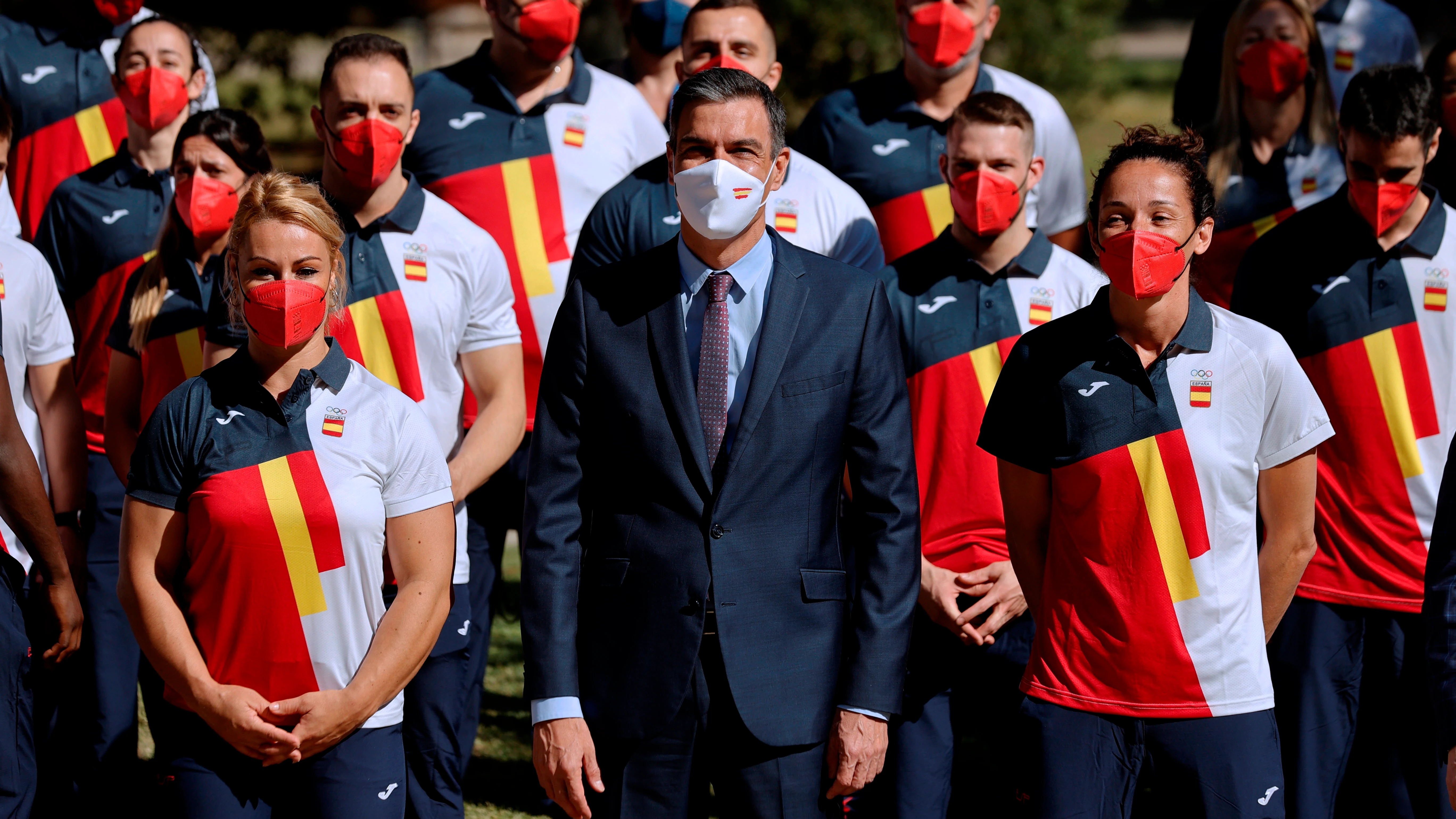 Pedro Sánchez despide a los Olímpicos antes de partir a Tokio Pedro Sánchez despide a los Olímpicos antes de partir a Tokio
