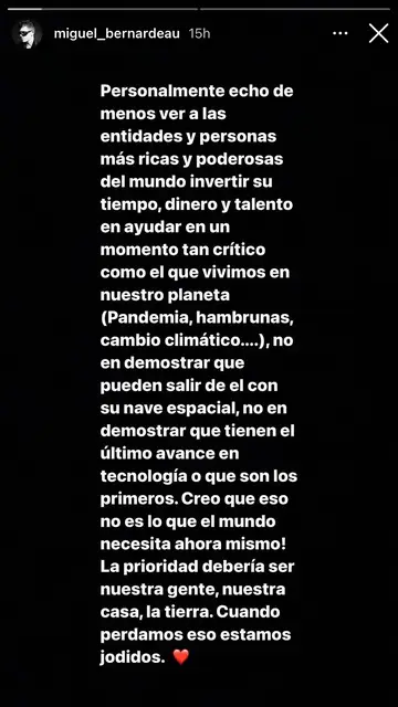 La reflexión de Miguel Bernardeau La reflexión de Miguel Bernardeau