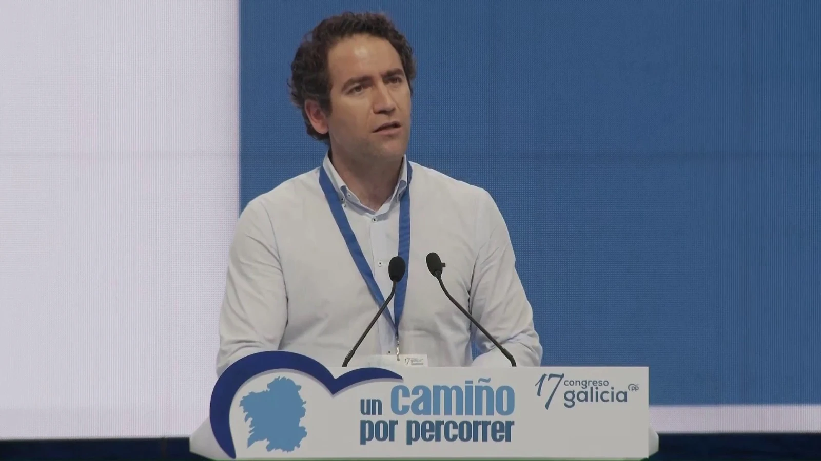 Teodoro Garc&iacute;a Egea elogia la labor del presidente gallego, Alberto N&uacute;&ntilde;ez Feij&oacute;o, durante la pandemia: "Tu trabajo ha salvado miles de vidas"