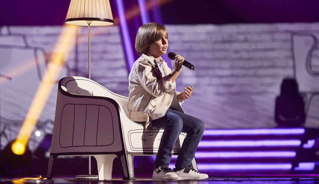 Jesús Montero canta ‘No me doy por vencido’ en la Semifinal de ‘La Voz Kids’