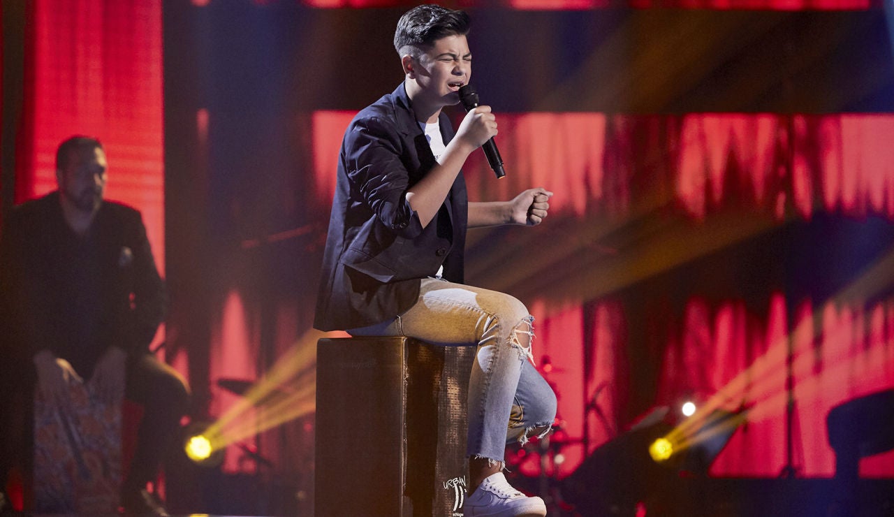 Dayron Jiménez canta ‘Como el agua’ en la Semifinal de ‘La Voz Kids’