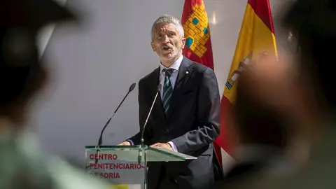 El ministro del Interior, Fernando Grande-Marlaska, ha inaugurado esta mañana el nuevo centro penitenciario de Soria El ministro del Interior, Fernando Grande-Marlaska, ha inaugurado esta mañana el nuevo centro penitenciario de Soria