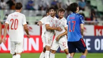 Carlos Soler evita la derrota de España ante Japón en el amistoso de preparación para los Juegos de Tokio Carlos Soler evita la derrota de España ante Japón en el amistoso de preparación para los Juegos de Tokio