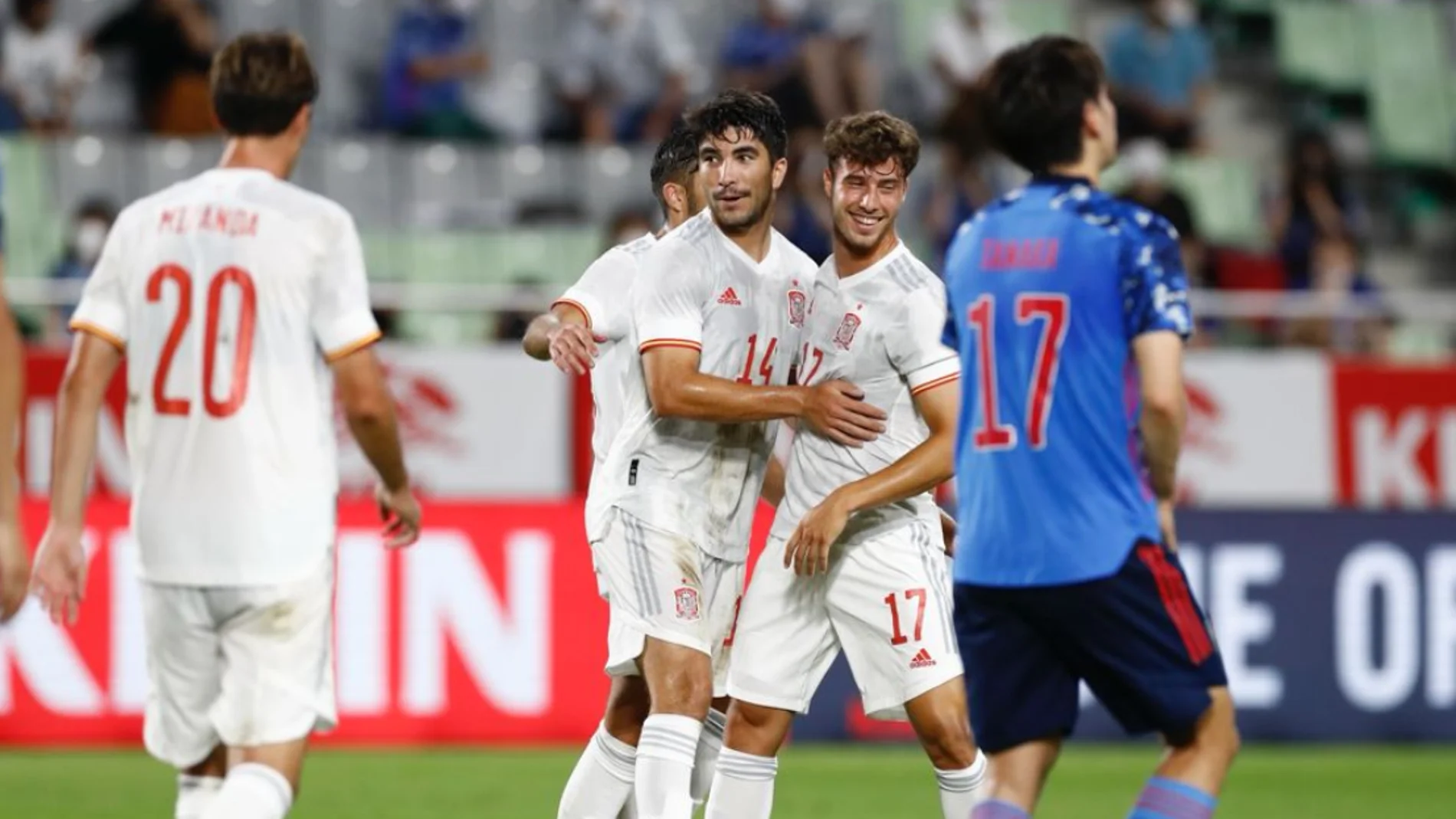Carlos Soler evita la derrota de España ante Japón en el amistoso de preparación para los Juegos de Tokio Carlos Soler evita la derrota de España ante Japón en el amistoso de preparación para los Juegos de Tokio