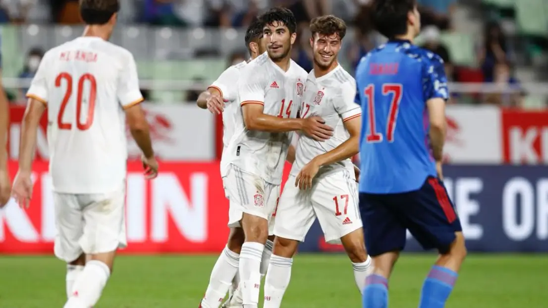 Carlos Soler evita la derrota de España ante Japón en el amistoso de preparación para los Juegos de Tokio Carlos Soler evita la derrota de España ante Japón en el amistoso de preparación para los Juegos de Tokio