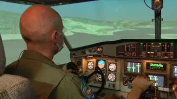 Simulador de vuelo antiincendio Simulador de vuelo antiincendio