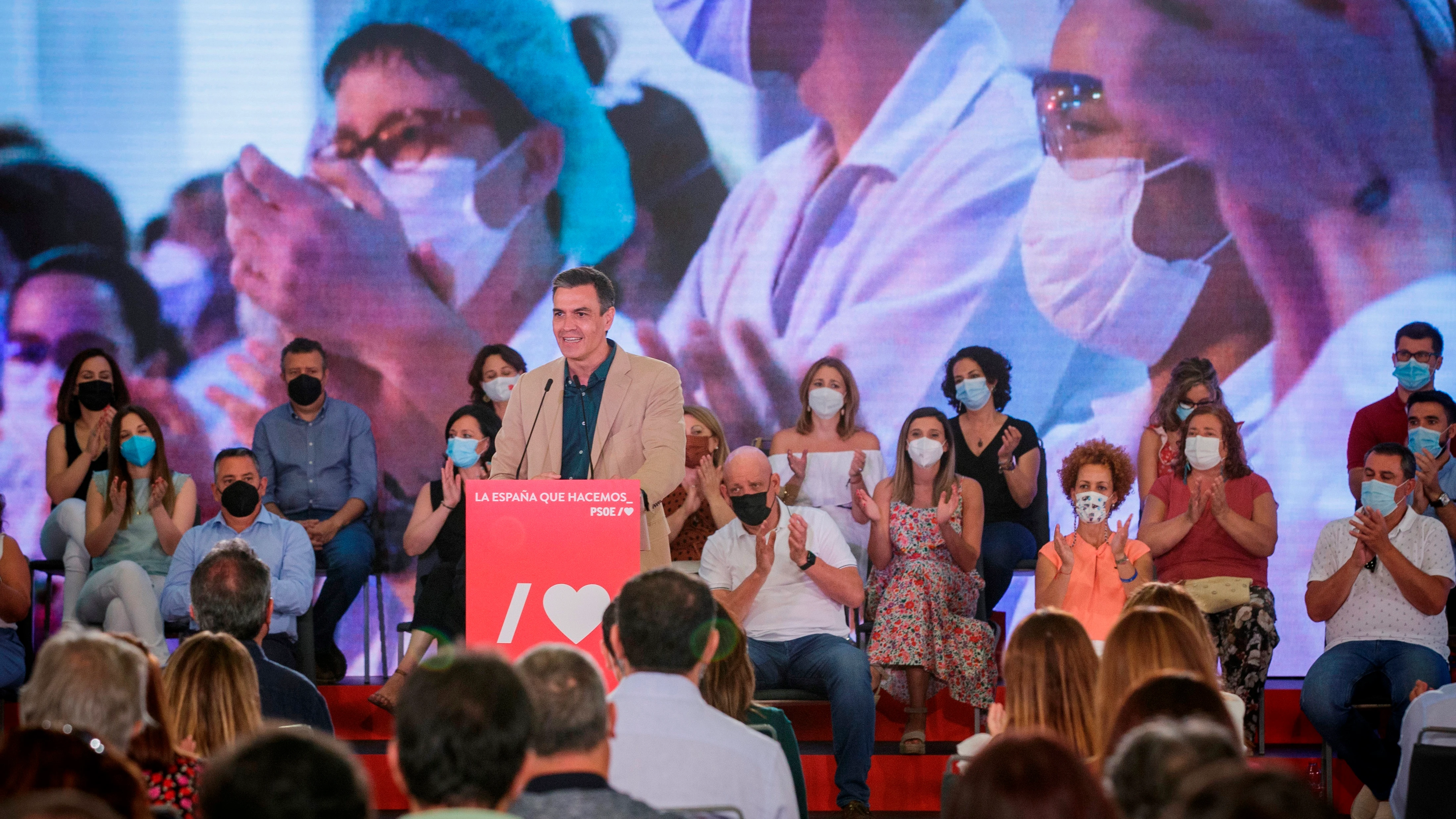 Pedro Sánchez participa en un acto del PSOE-A en Sevilla Pedro Sánchez participa en un acto del PSOE-A en Sevilla