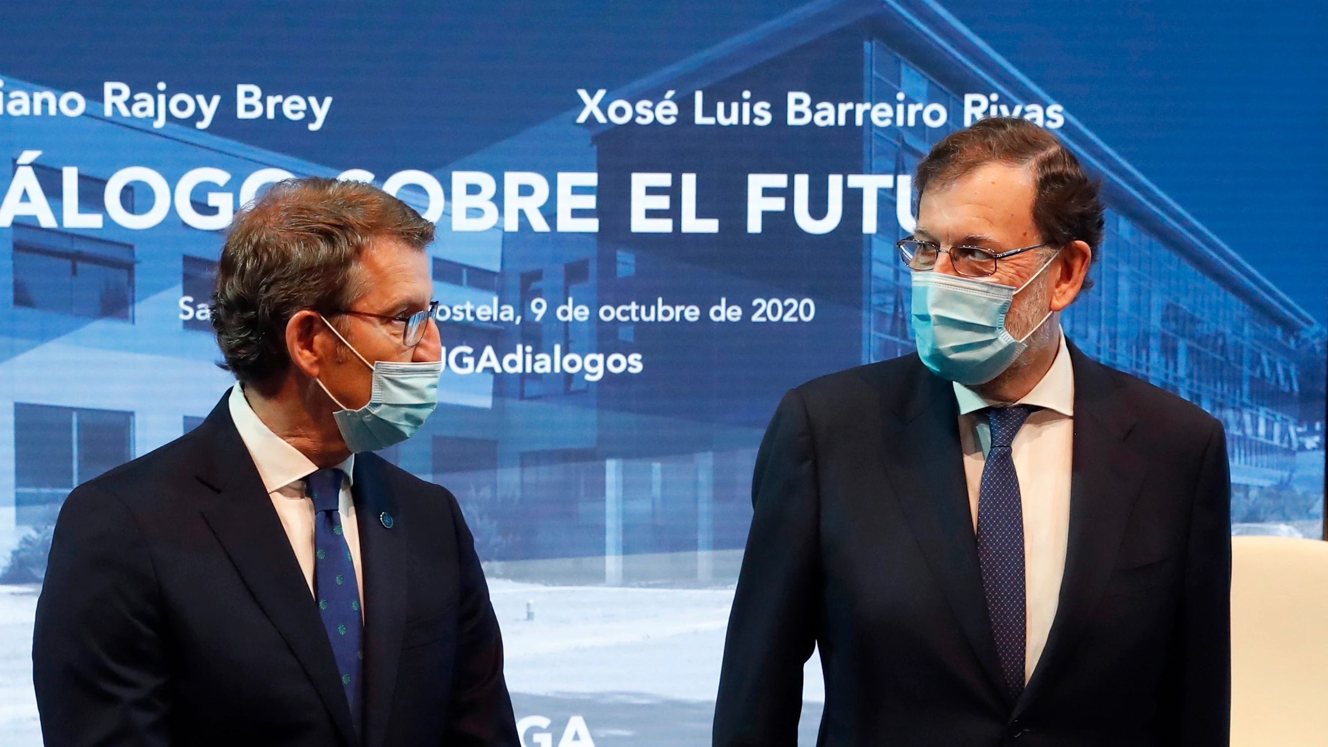 El expresidente del Gobierno, Mariano Rajoy, y el presidente de la Xunta, Alberto Núñez Feijóo El expresidente del Gobierno, Mariano Rajoy, y el presidente de la Xunta, Alberto Núñez Feijóo