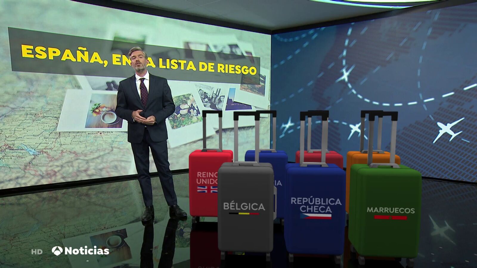 La lista de países que desaconsejan viajar a España ante el elevado número de contagios en coronavirus